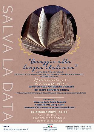 Omaggio alla lingua italiana